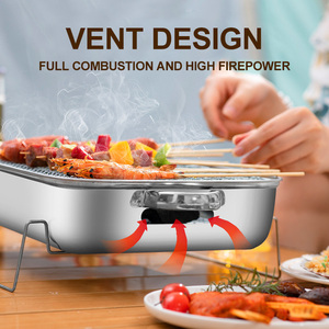 Portable Smokeless Charcoal Grill Instant <strong>Disposable</strong> <strong>BBQ</strong> for Camping Barbecue Solution - Product Image 4