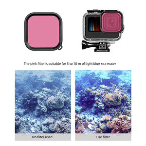 Boîtiers étanches KAMPHO, filtres de <span class=keywords><strong>plongée</strong></span>, coque de <span class=keywords><strong>plongée</strong></span> sous-marine pour <span class=keywords><strong>GoPro</strong></span> <span class=keywords><strong>Hero</strong></span> 13 12 11 10 <span class=keywords><strong>9</strong></span> - Product Image 3
