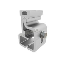 Rackmodo - Pince de fixation de toit en aluminium et acier inoxydable anodisé, résistante au sel et aux vents forts, pour montage solaire à joint debout, installation rapide