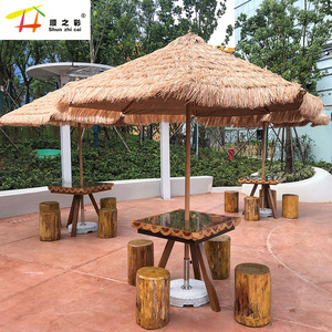 <span class=keywords><strong>Parasol</strong></span> d'extérieur pliant en aluminium de style <span class=keywords><strong>original</strong></span> Tiki avec pampilles, de haute qualité, pour la plage, vente en gros directe usine - Product Image 5