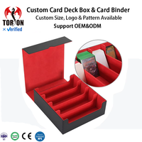 Boîte de rangement Torson grande capacité 4 rangées pour 3000 cartes, étanche et écologique en PU, pour cartes de jeu PTCG Yugioh TCG