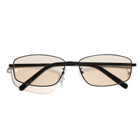 Lunettes de soleil tendance Y2K Lmamba H9665, montures métalliques, style rétro classique carré, pour hommes et femmes