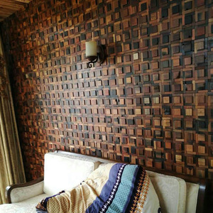 Paneles de Pared 3D de Madera Maciza de Acacia, Resistentes al Fuego y Duraderos, para Decoración de Paredes de TV en <span class=keywords><strong>Apartamentos</strong></span> y Villas Modernas - Product Image 1
