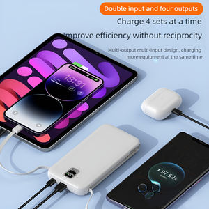 Câbles intégrés <span class=keywords><strong>Batterie</strong></span> externe 10000mah USB-C banque d'alimentation portable - Product Image 5