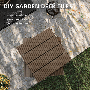 กระเบื้องพื้นไม้เทียมลายเอเชียแบบประกอบเองสำหรับสวน - Product Image 2