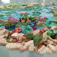 Tapis ouvert à la main, Design floral de luxe pour villa, haut de gamme