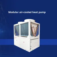 Refroidisseur à spirale refroidi par air, assemblage modulaire, capacité de réfrigération 65KW 100KW 130KW, eau chaude, eau froide