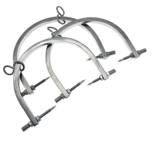 Pinzas de tracción para cráneo Gardner Wells, de acero en forma de U, manuales, con certificación CE, instrumento ortopédico, instrumentos quirúrgicos veterinarios - Product Image 1