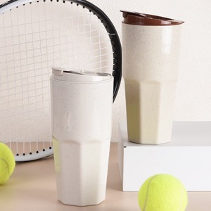Vaso de Café de Plástico de Gran Capacidad, Taza de Viaje de Doble Pared, Irrompible, Grueso, Libre de BPA, Taza de PP para Deportes, Oficina y Hogar - Product Image 2