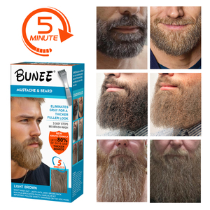 Direct Sales Long-Lasting Men's Fashion Semi-Permanent <strong>Beard</strong> Dye Cream Black <strong>Henna</strong> Tint for <strong>Beard</strong> Care - Product Image 3