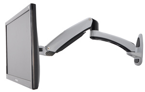 <span class=keywords><strong>Support</strong></span> mural à ressort mécanique réglable en aluminium pour écran unique avec fixation V-mounts, gestion des câbles, L18D, compatible écran <span class=keywords><strong>27</strong></span> <span class=keywords><strong>pouces</strong></span> - Product Image 4