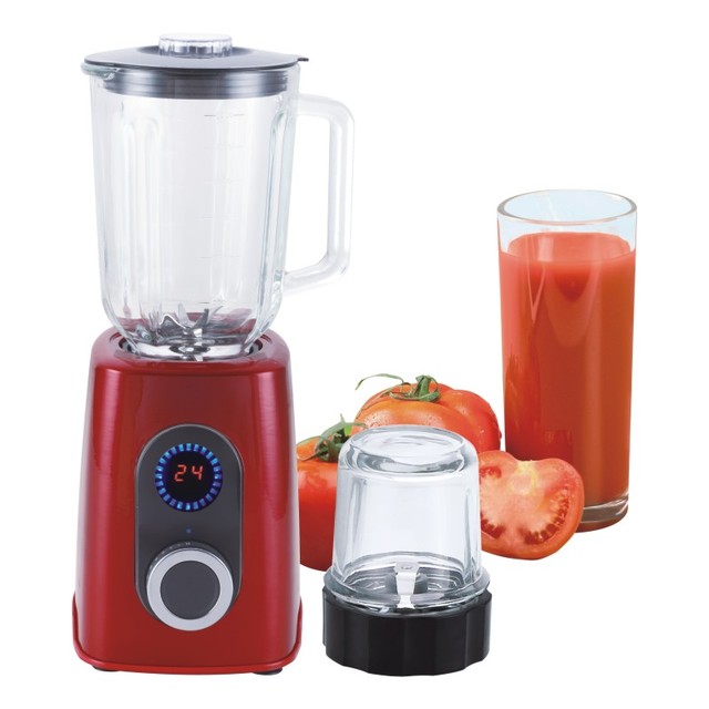 cafulong  High Power 2 in 1 Multipurpose 1.5Lglass Jar Fruit Juicers Electric Smoothie Blender for home use