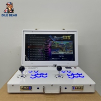 Console de jeu d'arcade portable tout-en-un de 21 pouces, modèle anglais 3D, pour la maison, double joueur, 1 an de garantie, VGA, nouveau design