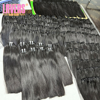 Mechones de Cabello Vietnamita Virgen Crudo, Grado 12A al por Mayor, Mechones con Cutícula Alineada, Super Doble Trama, 100% Cabello Vietnamita Virgen Crudo