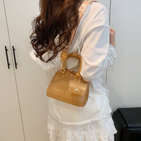 Sac bandoulière mini en gelée tendance pour femme, idéal pour l'été
