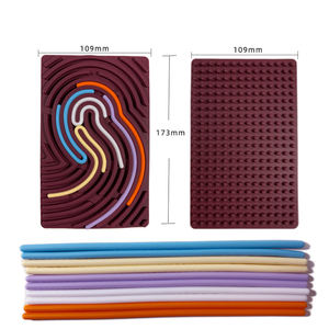 Tablero de Actividades Sensoriales de Silicona - Juguete Educativo para el Autismo y el Alivio de la <span class=keywords><strong>Ansiedad</strong></span> - Product Image 3