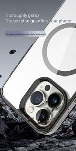 Funda Magnética Transparente Híbrida de Acrílico + TPU para Teléfono <span class=keywords><strong>Samsung</strong></span> <span class=keywords><strong>Galaxy</strong></span> A04E/A34/A35, Funda para Teléfono Celular con Carga Inalámbrica - Product Image 5