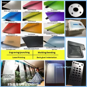 PVC mờ tấm Mỏng 0.1mm mờ đơn hai mặt bảng cứng cuộn phim truyền ánh sáng tùy chỉnh JH-01 cắt - Product Image 4