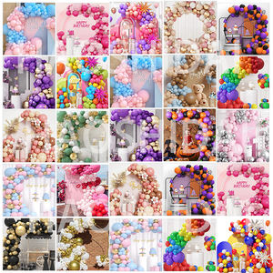 Decoraciones Ecológicas de Calidad para Bodas, San Valentín, Graduaciones, Kit de Guirnalda de Globos Rojos, Blancos y Rosas, Arco de Globos de Látex con Forma de Corazón - Product Image 6