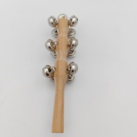 Wholesale Wooden Children's Musical Instrument Set for Kindergarten Performance with String Bells and Stick Handle