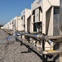 DrolinBox 40HC Pusat Pendingin Cairan Hidrolik Premium untuk Penambangan Kripto 192 Unit Filter yang Dapat Ditukar Panas Peralatan Kripto