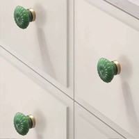 可调节当代水晶黄铜家具把手新颖门把手厨柜橱柜铜抽屉拉衣柜