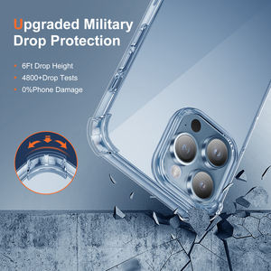 IPhone 15 için kılıf ile temizle 2 ekran koruyucu Lens koruyucu 10FT damla <span class=keywords><strong>test</strong></span> durumda ve temperli cam ekran iPhone 15 için - Product Image 5