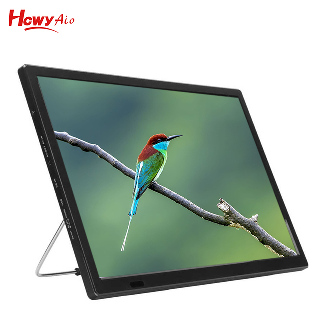 Large Size 15.4inch Portable Digital TV Built in Battery DVB-T2 Digital TV with AV TV USB SD Card Slot