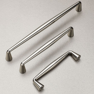 Zink legierung Long Strip Griffe Küchen schränke Pull Silver Möbel Türgriffe Schublade Knopf Möbel Hardware - Product Image 2