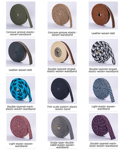 <span class=keywords><strong>Ceinture</strong></span> élastique tressée en cuir pour adulte, motif blé, en toile extensible tissée, <span class=keywords><strong>sans</strong></span> trous, pour jeans, décontractée, golf, sport - Product Image 6
