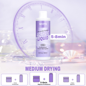 Customized Private Label <strong>Monomer</strong> <strong>Acrylic</strong> Nail Liquid 8.12 Oz <strong>Acrylic</strong> <strong>Monomer</strong> For Nails Extension With Nail Brush Dappen Dish - Product Image 4