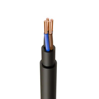 Câble d'alimentation Kabel Nyy 4 X 16 Mm2 Conducteur en cuivre PVC 0.6/1kV