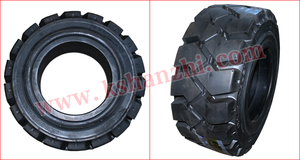 Venta al por mayor nuevo neumático de goma sólida de plástico con rodamiento de bolas Venta caliente 200*50-10 Piezas de montacargas para industrias minoristas - Product Image 5