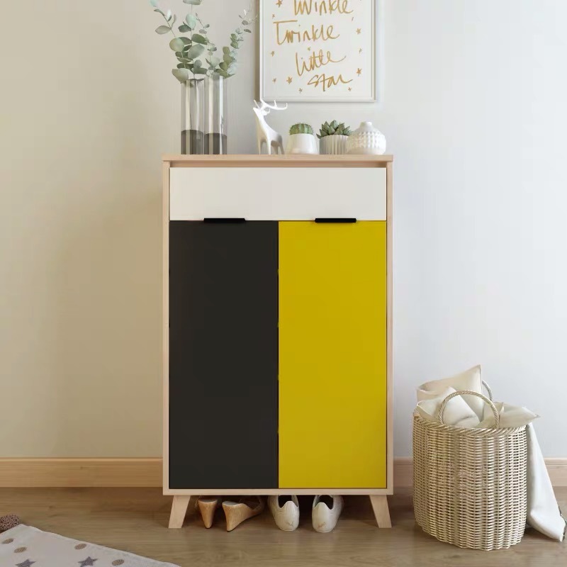 La Dernière Étagère À Chaussures Moderne En Bois Meubles de Maison Table D'appoint De Bureau