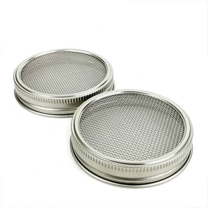 Grille de germination en maille d'acier inoxydable pour couvercle de bocal Mason, 68mm 70mm 82mm 86mm - Product Image 2