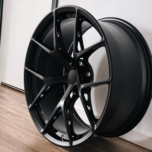 Rines Forjados Estilo FI-R <span class=keywords><strong>de</strong></span> 19 y 20 Pulgadas, 5x1143, 5x120, 5x112, Negro Brillante, para Tesla Modelo 3 Performance y Modelo Y - Product Image 2