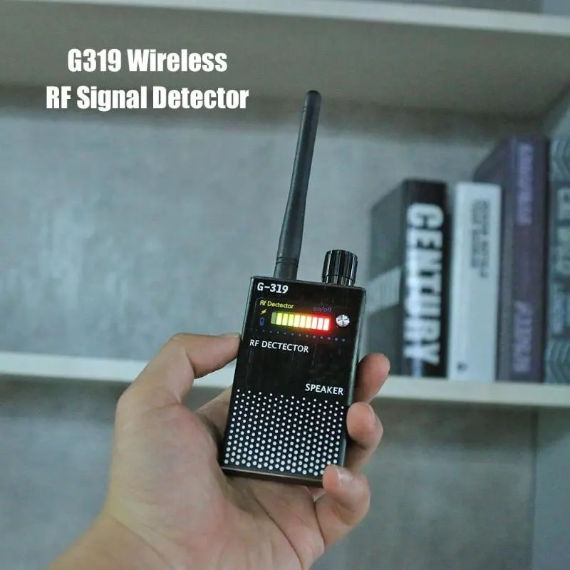 プロフェッショナルG319無線周波数検出器工場直接アンチスパイバグRF信号検出器警報システム