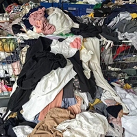 SF01 Fournisseur de vêtements d'occasion bon marché, robes pour femmes, chemisiers, vêtements mixtes d'occasion en gros