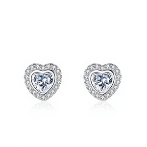 GRA Certified Moissanite Stud <b>Earrings</b> | 925 Sterling Silver <b>Gold</b> Plated Screw <b>Back</b> Brilliant Cut <b>Earrings</b> Iced Hip Hop Jewelry - Product Image 4