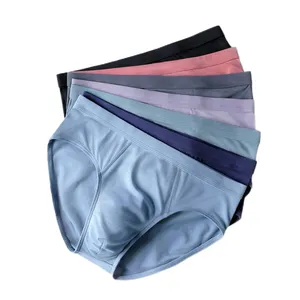 Ropa interior de punto de tiro medio sexy de fabricante OEM para hombres, bragas transpirables de talla grande, tangas y Bóxers de moda, caja de moda - Product Image 1