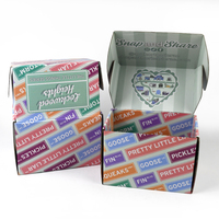 Boîte d'expédition en carton ondulé personnalisable avec logo et taille sur mesure, impression avec pelliculage mat, recyclable, pour l'expédition et l'emballage