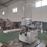 Machine japonaise de fabrication de gyoza à haute efficacité boulette de gyoza faisant la machine machine de boulette chinoise semi-automatique de dessus de table