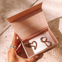 Boîte à bijoux imperméable réutilisable et écologique, boîte d'emballage pour bracelet avec logo personnalisé, magnétique