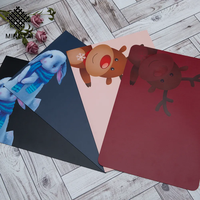 Napperons et sets de table personnalisés en cuir et plastique, style classique et irrégulier, durables, pour mariages et bars