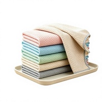 Chiffon de cuisine épaissi à écailles de poisson, suspendable, pour cuisinière/évier, très absorbant, résistant à l'huile, sans peluches, carré, en microfibre