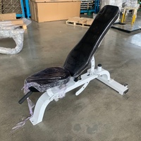 Banc pliable super résistant en acier inoxydable réglable avec des dispositifs de sécurité pour l'entraînement de force commercial (unisexe)