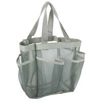 Sac de Douche Portable en Maille pour Essentiels de Dortoir Universitaire, Grande Trousse de Toilette de Voyage