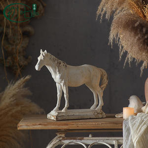 Antique Style Horse Figurine <b>Resin</b> Tabletop Decoration For Tea Room Home Decor - Product Image 2