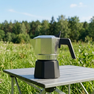 <span class=keywords><strong>Cafetera</strong></span> <span class=keywords><strong>Italiana</strong></span> de Aluminio para Espresso y Moka, 3, 6 y 9 Tazas, para Estufa de Gas, Eléctrica e Inducción, con Logotipo Personalizado - Product Image 2
