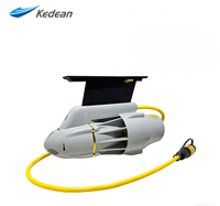 Moteur pour Kayak de Pêche Sous-marin, Float Tube et Ventre de Bateau, Aileron Électrique pour SUP, Propulseur Gonflable Haute Vitesse, Télécommande